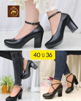 کفش مجلسی پاشنه‌بلند زنانه مدل سارا