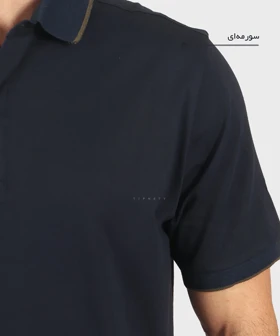 تیشرت یقه دار مردانه ساده 0597