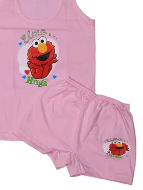ست رکابی و شورت پادار گارسی گلبهی 9 تا 10 سال
