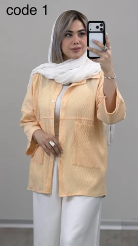 شومیز زنانه جکوار کیانا علیدسا (کد 1)