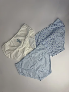 پک 3 تایی شورت زنانه نخ پنبه‌اینسی