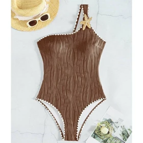 مایو زنانه یک تکه ویوی (Wavy) برند شین Shein