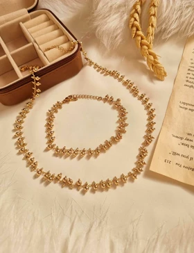 ست دستبند و گردنبند گوی ژوپینگSxp1