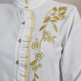 شومیز مجلسی کرپ گلدوزی