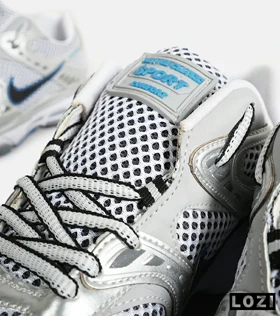 کفش کتانی مردانه طوسی آبی نایک NIKE zoom vomero 5