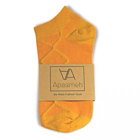 جوراب مچی دخترانه مدل لوزی