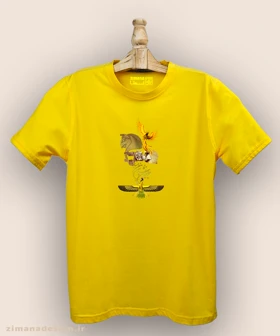 تیشرت مردانه و زنانه اصیل ایرانی طرح چو ایران نباشد تن من مباد کد 1007