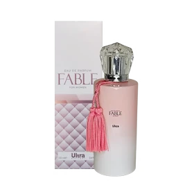 ادوپرفیوم زنانه اولترا ویرچوآل مدل رویال Fable حجم 100 میلی لیتر – رایحه Black Opium