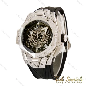 ساعت هابلوت کهکشانی مردانه سیلور نگین‌دار Hublot-4371-G