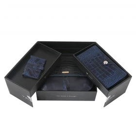 ست هدیه زنانه چرم یلسان مدل ساینا کد RDS-CHN-056-GC