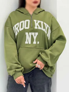 هودی یقه زیپ Brooklyn