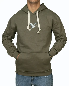 هودی اسپرت مردانه طرح چاپی مدل پلیکان رنگ سبز کد 26255