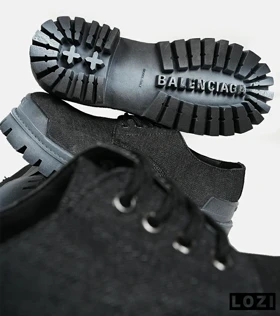 کفش مردانه لوفر خاکستری BALENCIAGA