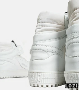 کفش کتانی ساق‌دار سفید OFF WHITE