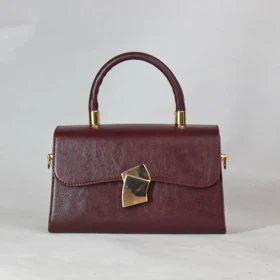 کیف دستی زنانه نیلوفر رنگ زرشکی کد5803