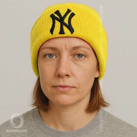 کلاه بافت طرح NY