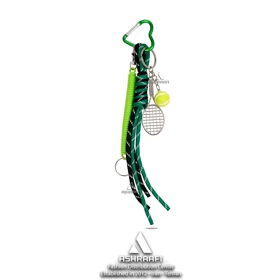 چارم طرح راکت Tennis Racket Keychain Charm