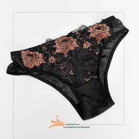 ست هارنس دار مشکی فنردار برند نوشه پوش