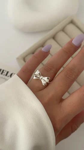 انگشتر پاپیون ظریف