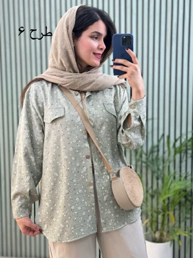 شومیز مانتویی گلشید