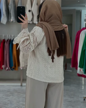 شومیز گیپور پاپیون