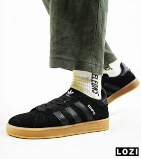 کفش کتانی مردانه مشکی کرم ADIDAS Campus
