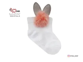 جوراب نوزادی مدل خزدار