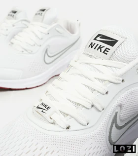 کفش کتانی بزرگ پا سفید قرمز نایک NIKE PEGASUS V10