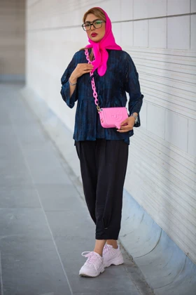 مانتو مراکشی جلو بندی پرینت