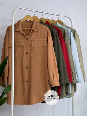 مانتو کتان فندق