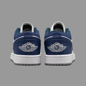 نایکی جردن 1 استلث آبی طوسی ساق کوتاه Nike Air Jordan 1 Low Stealth Gray Blue