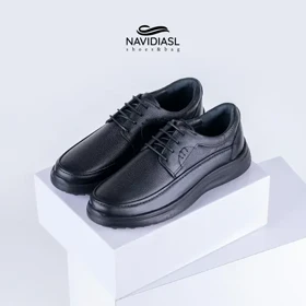 کفش مردانه چرم طبی اداری و روزانه کد 7049025