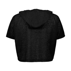 کراپ تیشرت زیپ‌دار ورزشی زنانه TS1992 B