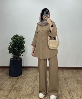 ست مانتو و شلوار شکوه