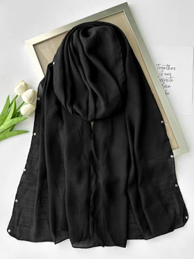 شال مشکی پرچی