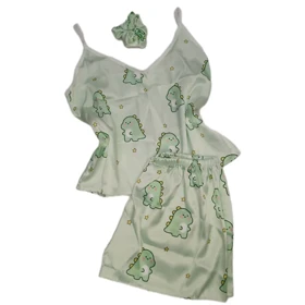 ست تاپ و شلوارک 3 تکه دایناسوری