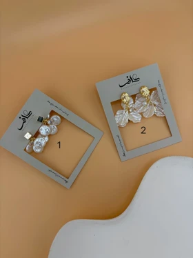 گوشواره های طرح صدف