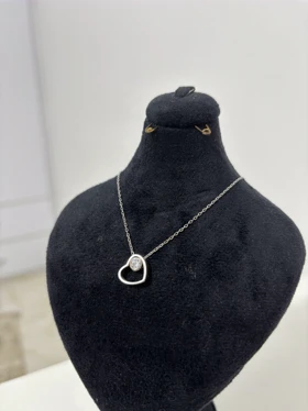 گردنبند نقره قلبی زنانه 993