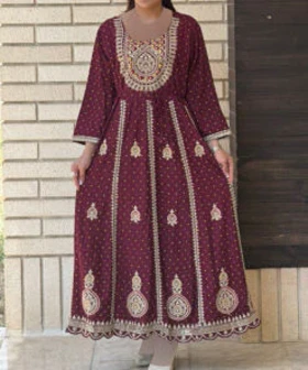 کورتای مارک دار برند هندی بیگ سایز 6954