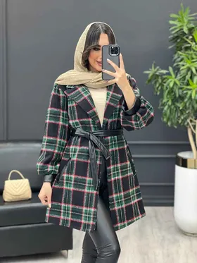 پالتو سر آستین چرم