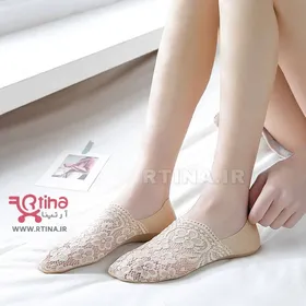 پاپوش گل‌دار زنانه مدل جوراب کالجی Oumeyu