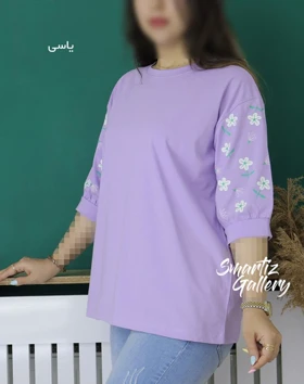 تیشرت آستین پفی بهار