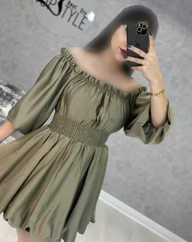 پیراهن عروسکی کد : 7703