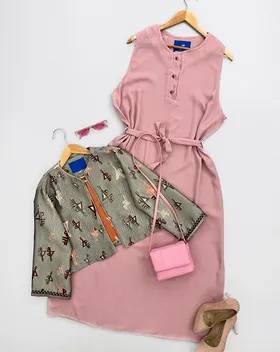 سارافون و کت طرح دار(89) کد 3592