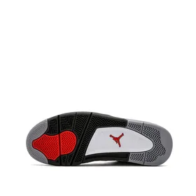 کتانی نایک جردن4 وایت کمنت سفید طوسی Nike Air Jordan 4 Retro White Cement sneakers