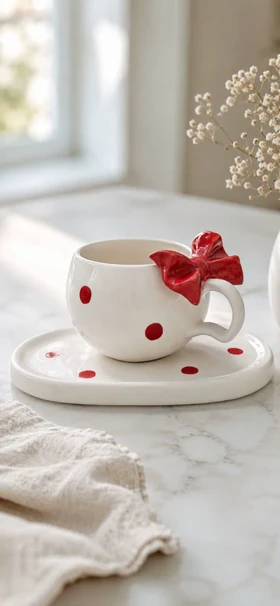 چای خوری تک نفره گرد پاپیون