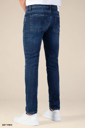 شلوار جین مردانه اسلیم زاپ‌دار