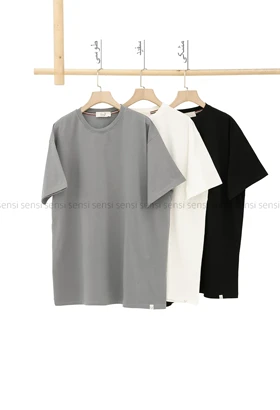 تیشرت لانگ پنبه رنگی کد1005339