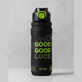 قمقمه ورزشی EYUN مدل Good Luck نی دار اصلی ظرفیت 1 لیتر