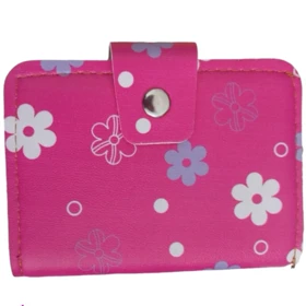 کیف پول وجاکارتی دخترانه رنگ صورتی